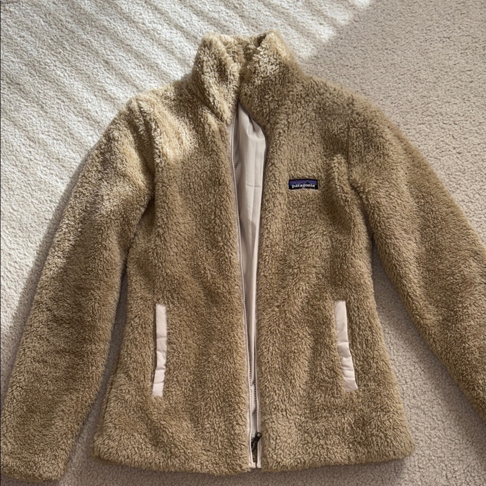 Patagonia Women's Tan Fleece Jacket